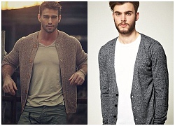 3 cách mix áo khoác nam cardigan phong cách lãng tử