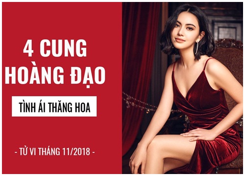 4 cung hoàng đạo vẻ ngoài hấp dẫn, vượng vận tình ái suốt tháng 11