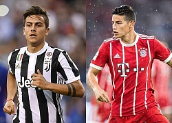 Bayern muốn đổi James Rodriguez lấy Dybala