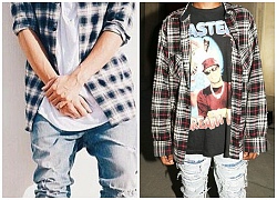 Cách mặc flannel shirt đúng chất street wear