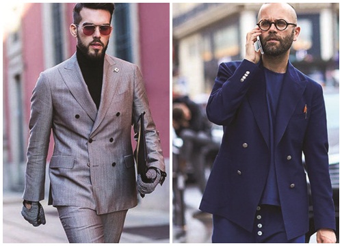 Học cách phối đồ "chuẩn" với suit và áo khoác blazer hai hàng nút