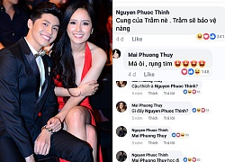 Noo Phước Thịnh &#8211; Mai Phương Thúy: &#8216;Hành trình quăng thính&#8217; rộn rịp trên facebook bao năm tháng