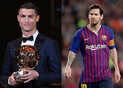 Ronaldo bất ngờ buông lời 'hạ thấp' Messi trong cuộc đua giành Quả bóng vàng