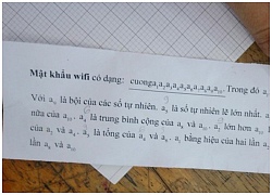 Thầy hiệu trưởng đích thân ra đề toán giải tìm mật khẩu wifi của trường, học trò rào rào hưởng ứng