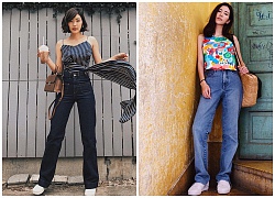 19 chiêu mix&match chất lừ với quần jeans ống rộng, cứ mặc lên là cao thêm cả "chục phân" chứ chẳng ít