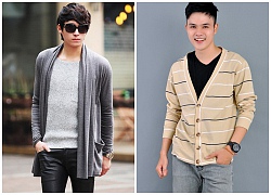 Áo khoác cardigan nam hàn quốc đẹp cho chàng mỏng cơm thu đông