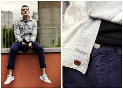 Áo khoác nam đẹp phong cách denim on denim đầy cá tính thu đông