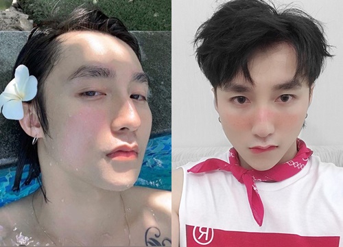 'Bể bóng' một lần nữa với Sơn Tùng M-TP khi theo đuổi xu hướng 'makeup' môi đỏ, má hồng cực xinh