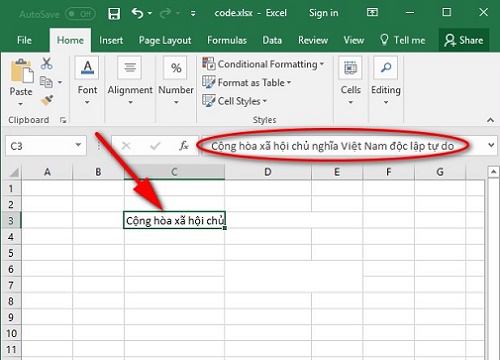 Học tin học excel: Làm thế nào để xuống dòng trong ô bảng tính