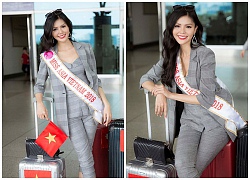 Kim Nguyên mang 150 kg quần áo thiết kế riêng thi Miss Asia