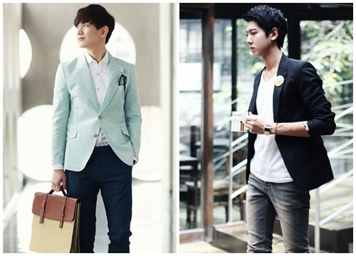 Mix áo khoác vest nam blazer đẹp cho chàng công sở lịch lãm thu đông