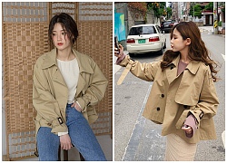 Ngại mặc trench coat vì sợ "nuốt người", nàng mét rưỡi có ngay một phiên bản dáng lửng giúp tôn chiều cao cực đỉnh này