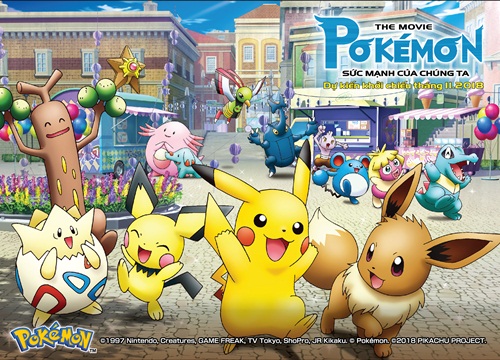 Pikachu và Pokémon huyền thoại cùng xuất hiện trong phim điện ảnh