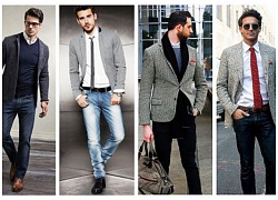 Quần jeans & áo blazer nam: Mặc sao cho đúng?