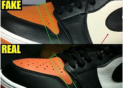 7 cách phân biệt Shattered Backboard Air Jordan 1s thật và hàng fake