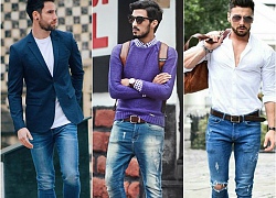 Kết hợp quần Jeans nam với giày tây: Tưởng khó mà dễ!