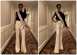 Vừa nhập cuộc Miss Universe, H'Hen Niê đã 'ngầu tới bến' với cặp màu kinh điển và phụ kiện ấn tượng