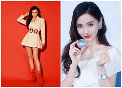 'Gái một con' Angelababy eo thon, chân dài hút mắt