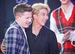 Khoảnh khắc gây sốt suốt hôm nay: Charlie Puth hết nũng nịu với RM (BTS) lại &#8220;tám&#8221; rôm rả bên Kang Daniel