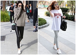 Phối đồ với legging: Mặc áo gì với quần legging hợp?