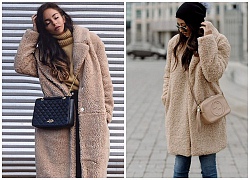 Trend Alert: ấm áp mà vẫn phong cách với Teddy Coat