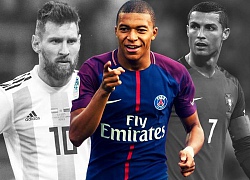 Messi, Ronaldo 'cúi đầu' trước siêu sao Mbappe