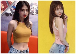 Vòng eo mà được bé tí như Liz Kim Cương thì fan girl nào cũng chăm diện đồ bơi và croptop