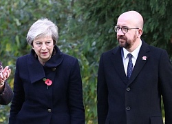 Đoàn xe của Thủ tướng Anh Theresa May bất ngờ gặp tai nạn ở Bỉ