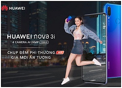 Huawei Nova 3i giảm giá, cập nhật thêm mode chụp đêm