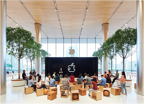 Những hình ảnh đầu tiên về Apple Store hoành tráng sắp khai trương tại Thái Lan