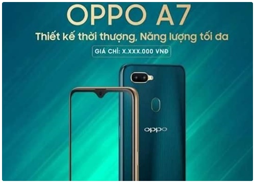 OPPO A7, thêm một "chuyên gia" selfie mới sắp được ra mắt