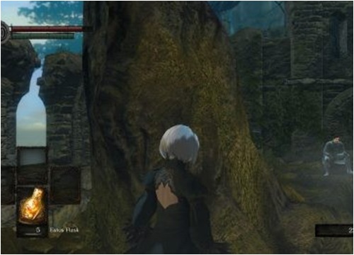 2B của NieR Automata đã đặt chân đến Dark Souls Remastered