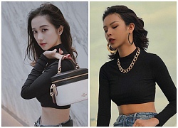 Bạn đã biết gì chưa: croptop đen cao cổ dài tay chính là chiếc áo hot nhất mùa thu 2018