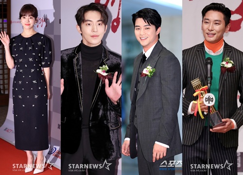 Han Ji Min tỏa sáng cùng 'bạn trai' Nam Joo Hyuk, Joo Ji Hoon và Kim Ji Hoon tại 'Lễ trao giải Youngpyeong 2018'