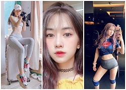 Hot girl phòng gym sở hữu thân hình gợi cảm, gương mặt baby