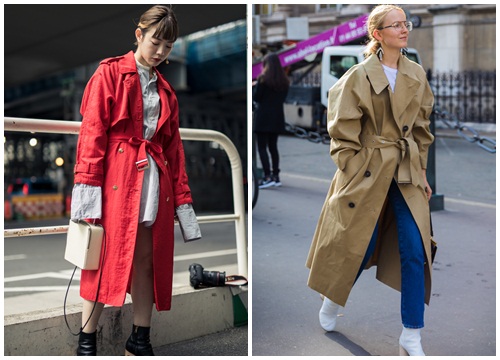 Lưu ngay lại những mẫu áo trench coat tuyệt đẹp của mùa mốt Thu Đông 2018 này