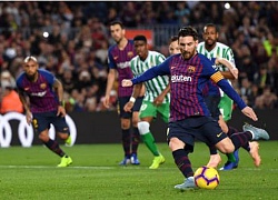 Messi lập cú đúp, Barca vẫn thua Real Betis ngay trên sân nhà