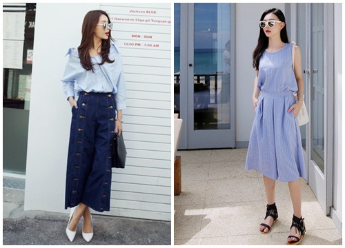 Quần Culottes cho người thấp: Mặc như thế nào để cao hơn