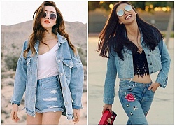 Thời trang Thu 2018: Mix&match áo khoác denim đa phong cách