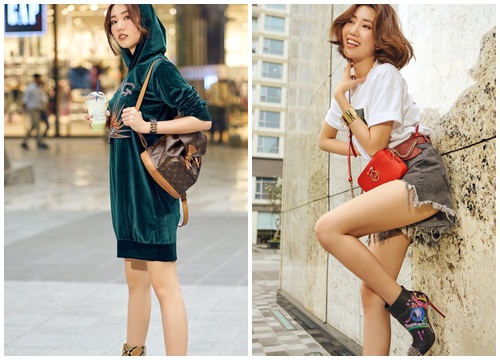 Thuý Ngân biến hóa xinh đẹp với street style