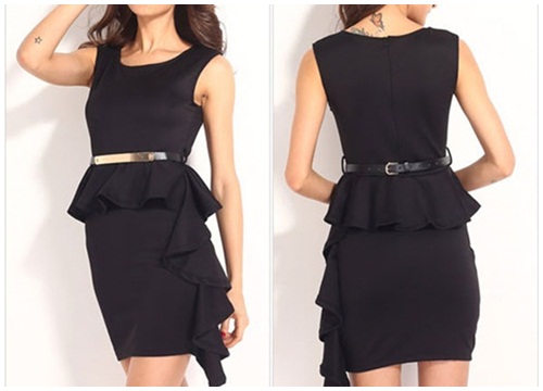 Tổng hợp những mẫu váy đầm peplum công sở thanh lịch