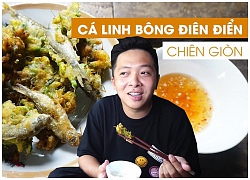 Về miền tây ăn cá linh bông điên điển chiên giòn