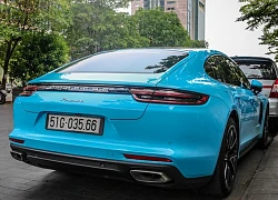 Bạn gái Cường Đô-la dạo phố Sài Gòn với Porsche Panamera màu độc