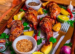 Cánh gà nhồi thịt nướng sốt BBQ - thơm giòn, đậm vị cả nhà mê tít