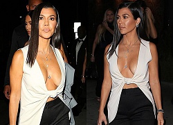 Chị cả nhà Kardashian "thả rông" ngực táo bạo trên phố, khiến ai cũng nơm nớp lo cô hớ hênh