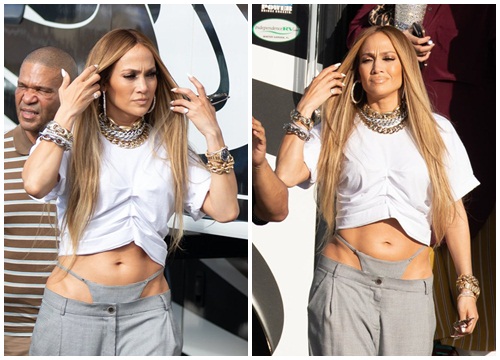 Choáng váng với phong cách thời trang 'quần tụt' của Jennifer Lopez