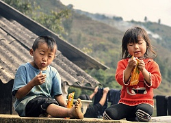 Kỳ lạ mà đáng yêu: Hai đứa trẻ trên đỉnh Nhìu Cồ San xem nắng là món quà, giữa trưa trải chiếu ngủ ngoan như mèo con