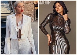 Kylie Jenner thả dáng quyến rũ với suit trắng thanh lịch