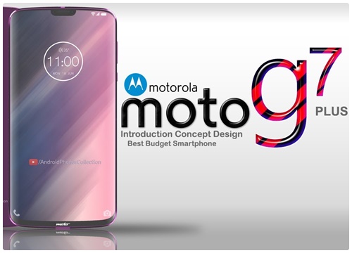 Lộ ảnh thiết kế Moto G7 với màn hình 'giọt nước', cảm biến vân tay và camera kép