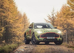 SUV "quý tộc" Aston Martin DBX lần đầu thử offroad thực địa